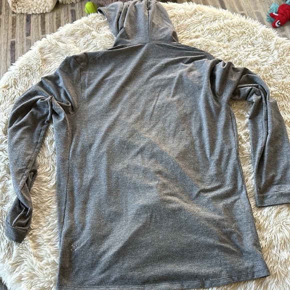 Lululemon Switch Up Long Sleeve Hoodie - Heathered Black - XL - Picture 7 of 8